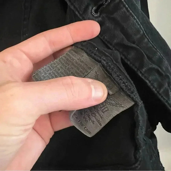 237 Robin’s Jeans Denim Jacket Women’s Size Medium Color Navy Blue/Black - Picture 2 of 6